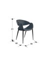 GIRO- SILLON AZUL OSCURO-NEGRO